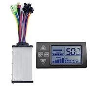 Bassulouda 24 V/36 V/48 V S861 LCD Ebike Display Dashboard + 36 V 350 W Sine Wave Controller Set per bicicletta elettrica BLDC Controller (6 PIN)
