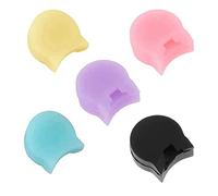 Bassulouda 5 Pezzi in Silicone Morbido Pollice Ptotector Clarinetto Riposo Dita per Clarinetto Otbois, 5 Colori
