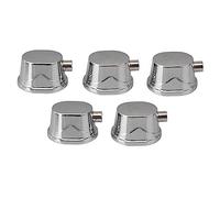 Bassulouda 5PCS Kit Batteria in Lega D'Argento Parti di Ricambio Rettangolare Claw Hook Lug Singolo End Drum Percussion