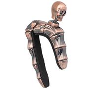 Bassulouda Accordatore per chitarra classica in lega di zinco Skull Capo Folk Bakelite di alta qualità compatibilità estesa