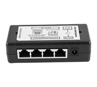 Bassulouda Adattatore di alimentazione a 4 porte Poe Injector Poe Adattatore di alimentazione Ethernet Pin 4,5 ()/7,8 (-) Ingresso Dc12v-Dc48v per telecamera IP