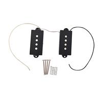 Bassulouda -Basse Humbucker per 4 corde per chitarra bassa di ricambio, nero