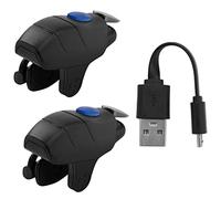 Bassulouda Controller di Mobile Gamepad L1R1 Trigger Pulsante di Joystick per Pulsante In Lega PUBG Antiscivolo Press Pot Incorporato Slice