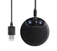 Bassulouda Microfono A Condensatore USB Microfono Registrazione Conferenza Del Computer Microfono Pick-up a 360 Gradi per Computer Portatile PC Desktop