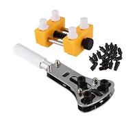 Bassulouda Rimozione Della Scatola Di Orologio Regolabile Set Di Coperchi Aperti A Monte Tre Artigli Kit Di Riparazione Orologio, Giallo & Argento