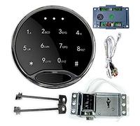 Bassulouda Safe Lock - Set di ricambio per serratura elettronica per cassaforte touchpad, tastiera con serratura solenoide a 2 tasti prioritari