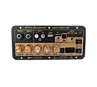 Bassulouda Scheda Amplificatore Stereo Bluetooth Digitale Subwoofer Doppio Microfono Karaoke Amplificatori per Auto Altoparlante Spina Europea