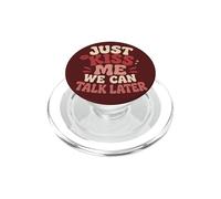 Basta baciarmi può parlare più tardi Flirty Romance PopSockets PopGrip per MagSafe