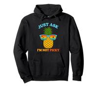 Basta chiedere che non sono schizzinoso ananas divertente umorismo tropicale Felpa con Cappuccio