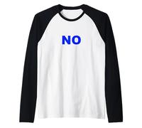 Basta dire NO Maglia con Maniche Raglan