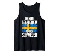 Basta lavorare Via dalla Svezia Canotta