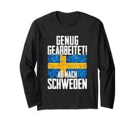 Basta lavorare Via dalla Svezia Maglia a Manica
