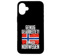 Basta lavoro Via verso la Norvegia Custodia per iPhone 16 Plus