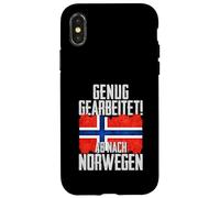 Basta lavoro Via verso la Norvegia Custodia per iPhone X/XS