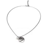 Basta Respirare Gioielli Punto e virgola Consapevolezza mentale Collana di consapevolezza della depressione del suicidio Stampata a Mano (Taglia 1) Durable Design