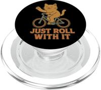 Basta rotolare con essa una simpatica bici per gatti PopSockets PopGrip per MagSafe