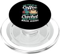 Basta versarmi il caffè, passami il mio uncinetto ora lentamente indietro PopSockets PopGrip per MagSafe