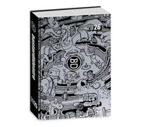 Bastardidentro Diario Scuola Standard 16 Mesi Gold and Silver