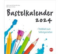 Bastelkalender weiß mittel 2024