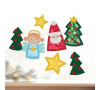 Bastelset - Erstes Kleben Weihnachtsmotive