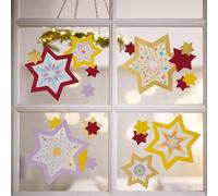 Bastelset - Fensterbild Sternenregen