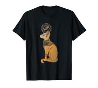 Bastet Antico Egitto Gatto Dio Geroglifico Storia Egiziana Maglietta