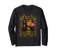Bastet Bubblegum Dea egiziana Gatto Antico Egitto Maglia a Manica