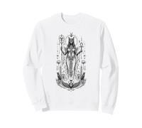 Bastet Cat Dea Antico Egitto Monocromatico Mitico Arte Felpa