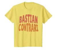 Bastian Contrari Frasi Dialetto Piemontese Piemonte Italia Maglietta, Bambini, Limone, 4 Anni