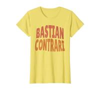 Bastian Contrari Frasi Dialetto Piemontese Piemonte Italia Maglietta, Donna, Limone, XL