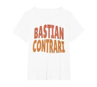 Bastian Contrari Frasi Dialetto Piemontese Piemonte Italia Maglietta, Donna Plus-Size, Bianco, 1X
