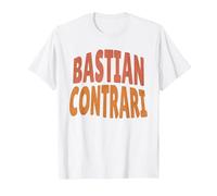 Bastian Contrari Frasi Dialetto Piemontese Piemonte Italia Maglietta, Uomo, Bianco, XXL