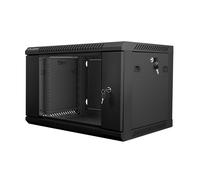 Bastidor da parete Lanberg WF01-6406-10B 6U 60 kg con blocco tastiera e gestione cavi Bastidor da parete Lanberg WF01-6406-10B 6U 60 kg con blocco tastiera e gestione cavi