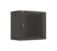 Bastidor da Parete Lanberg WF03-5309-10B 9U 60 kg Nero con Blocco Tastiera e Rieles Rack