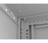 Bastidor de pared Lanberg WF03-5306-10S 6U 60kg Bloqueo teclado Rieles Rack grigio