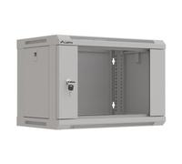 Bastidor de pared Lanberg WF03-5306-10S 6U 60kg Bloqueo teclado Rieles Rack grigio
