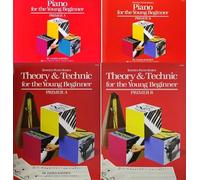 Bastien Piano Basics for the Young Beginner Series 4 Books Set - Piano Primer A + Primer B; Theory & Technic Primer A + Primer B