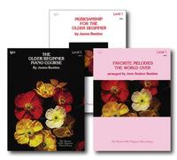 Bastien The older beginner piano Level 1 Library set - Confezione da tre Book - include la older beginner piano course, Musicianship per i vecchi principianti e Favorite Melodies The World over libri