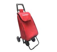 Bastilipo - Bastilipo - Alex Rosso BERMELLON - Carrello della spesa 4 Ruote Pieghevole con capacità di 37 litri