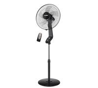 Bastilipo - Coin Black - Ventilatore a pedale con telecomando - Potenza 50 W - 3 velocità - 40 centimetri di diametro e oscillante