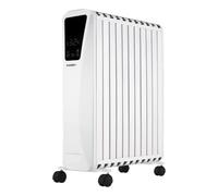 Bastilipo - Radiatore fluido effetto camino, display digitale, 2500W, 11 elementi, Fenix2-2500