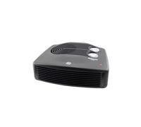 Bastilipo - Termoventilatore orizzontale Premium, nero, 1000/2000 W, termostato, THP-2000N