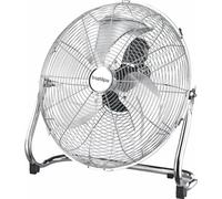 Bastilipo - Ventilatore industriale da 45 cm, testa regolabile, 120 W, 3 velocità, cromato, modello mediterraneo