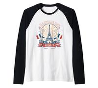 Bastille Day 14 Juillet 1789 Celebrazione Francese Maglia con Maniche Raglan