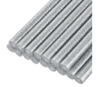 Bastoncini Colla a Caldo Mini 4" x 0.43" per Pistole Colla Glitter Argento 16pz