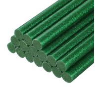 Bastoncini Colla a Caldo Mini 4\" x 0.43\" per Pistole Colla Verde Glitter 16pz