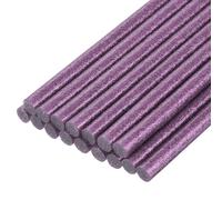 Bastoncini Colla a Caldo Mini 8\" x 0.27\" per Pistole Colla Viola Glitter 16pz