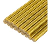 Bastoncini Colla a Caldo Mini 8\" x 0.43\" per Pistole Colla Glitter Oro 16pz