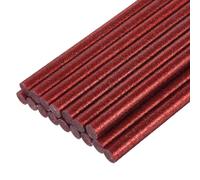 Bastoncini Colla a Caldo Mini 8\" x 0.43\" per Pistole Colla Glitter Rosso 16pz