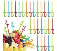 Bastoncini colorati da cocktail a forma di spada dei pirati, 500 pezzi, in plastica, per cibo, bevande e divertimento!